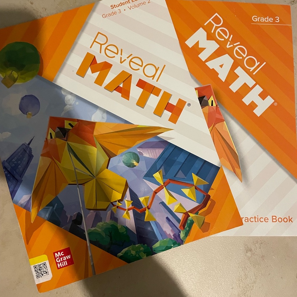 Reveal Math Grade 3 Student and Practice Book Set